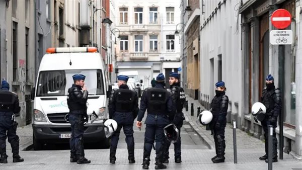 عناصر من الشرطة البلجيكية