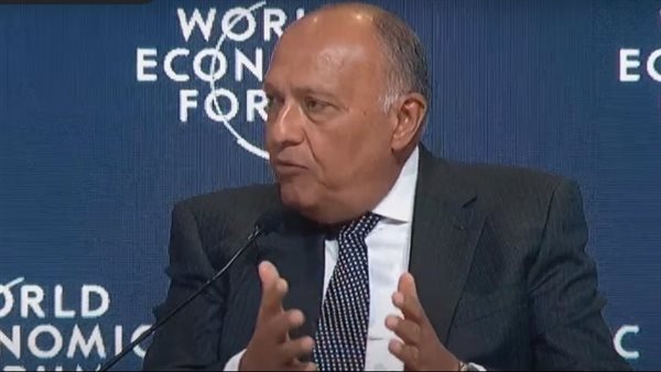 شكري خلال مشاركته