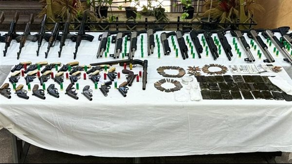 السلاح المضبوط