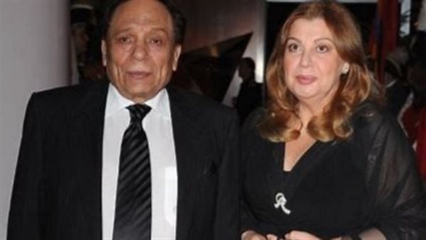 عادل إمام وزوجته