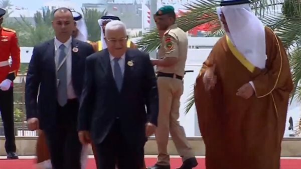 لحظة وصول الرئيس