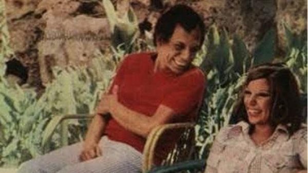 عادل إمام وزوجته