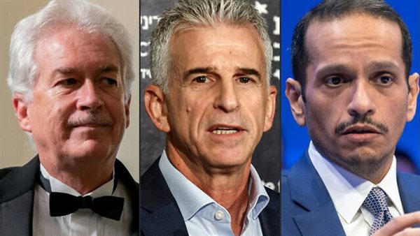 رئيسا وزراء قطر والموساد