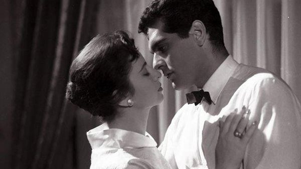 فاتن حمامة وعمر الشريف