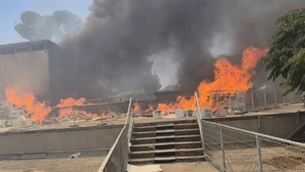 حريق ضخم في متحف