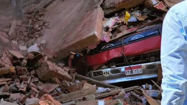 انهيار عقار في الدقهلية