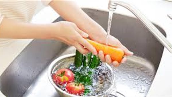 غسل الخضار 