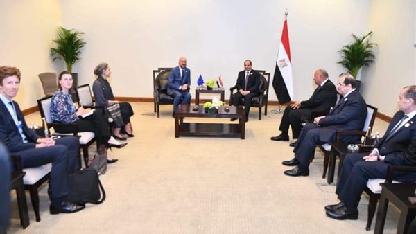 السيسي - شارل ميشيل