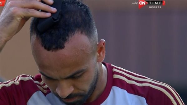 افشة بعد هدف الأهلي