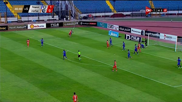 من مباراة سموحة وبيراميدز