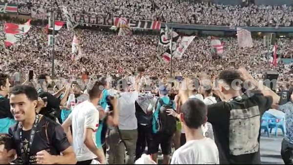 احتفالات جماهير الزمالك