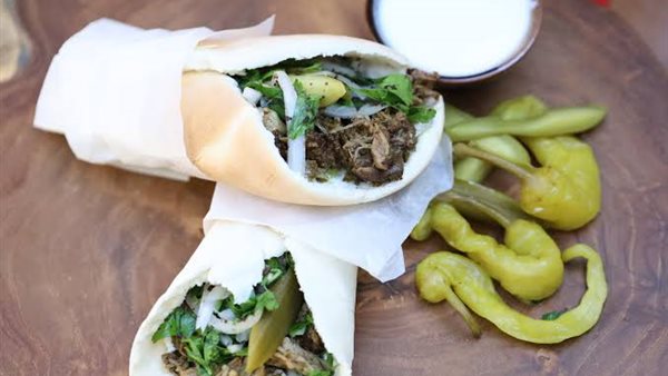 شاورما اللحم 