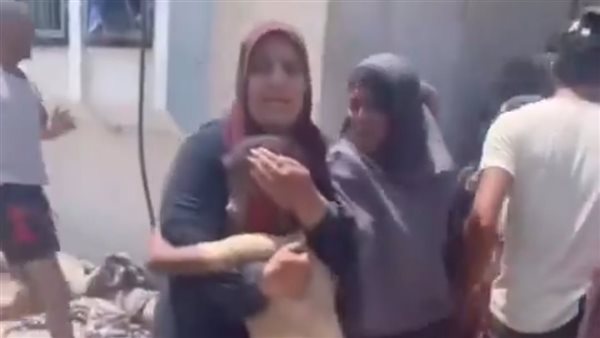 من الهجوم الإسرائيلي