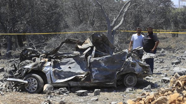 سيارة مدمرة نتيجة