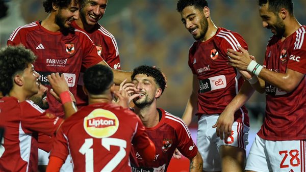 فرحة لاعبي الأهلي