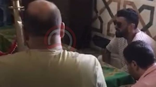 محمد سامي في جنازة