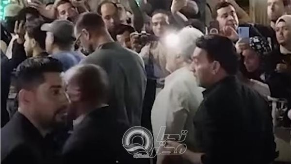 خالد زكي في عزاء