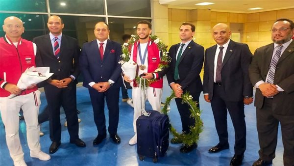 استقبال البطل المصري