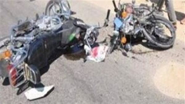 تصادم دراجتين