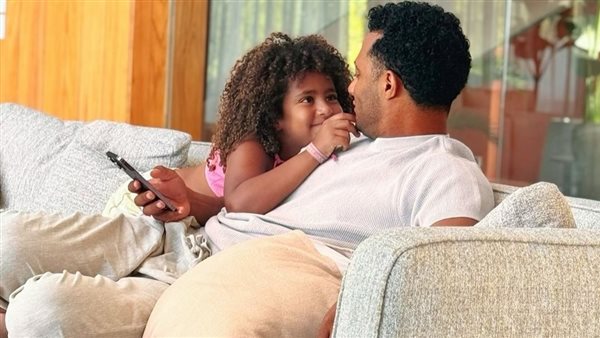 محمد رمضان وابنته