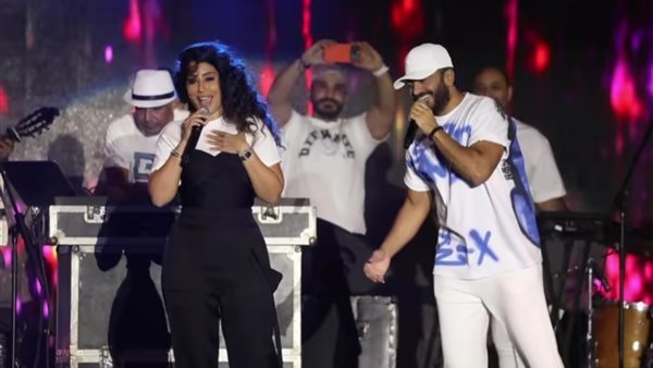 أيتن عامر وتامر حسني