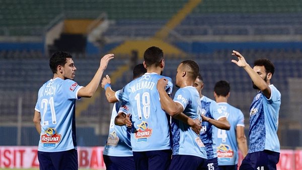 فرحة لاعبي بيراميدز