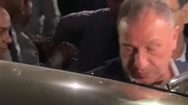 الخطيب من عزاء نجل