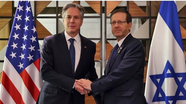 بلينكن والرئيس الإسرائيلي