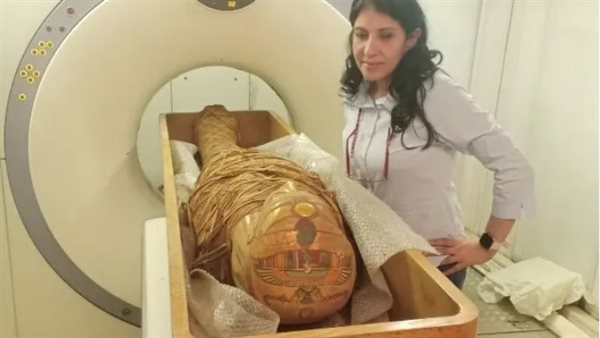 فحص الجسم المحنط