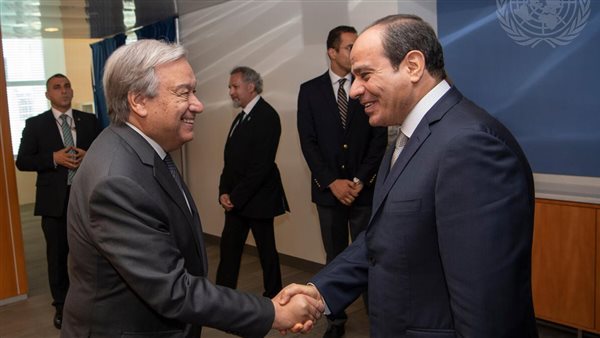 السيسي - جوتيريش