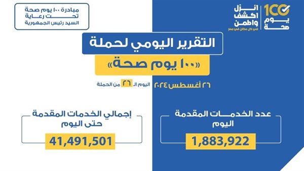 حملة «100 يوم صحة»