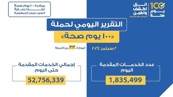 حملة «100 يوم صحة»