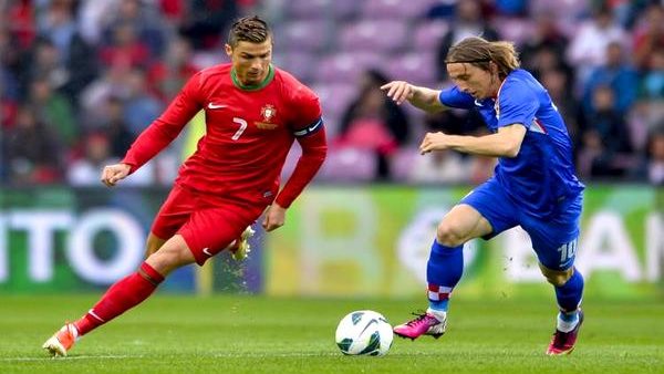 لوكا مودريتش وكريستيانو