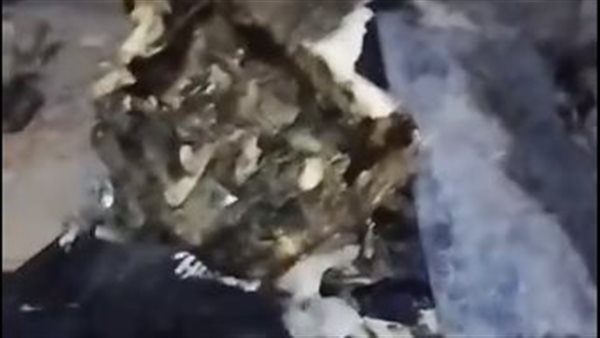 بقايا حريق أرض الجولف