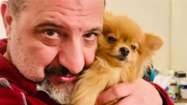 خالد الصاوي وكلبته