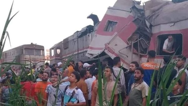 حادث تصادم قطارين