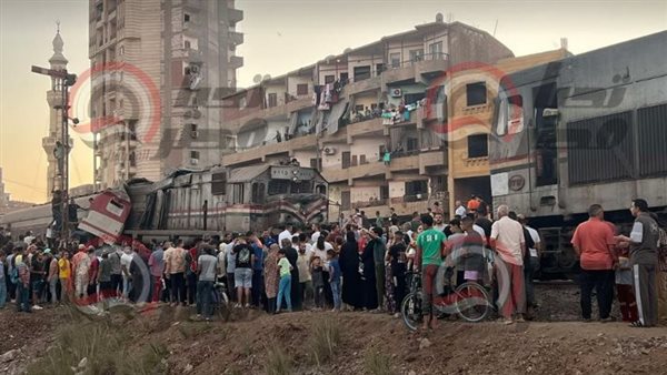 حادث تصادم قطاري