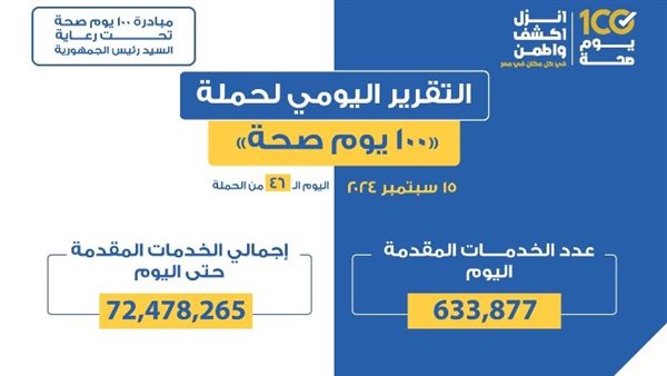 حملة «100 يوم صحة»