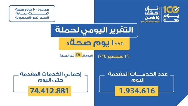 حملة «100 يوم صحة»