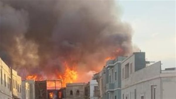 حريق مدينة الإنتاج