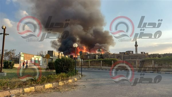 حريق مدينة الانتاج