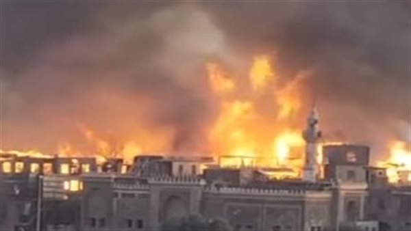 حريق مدينة الإنتاج