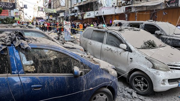 آثار القصف الإسرائيلي