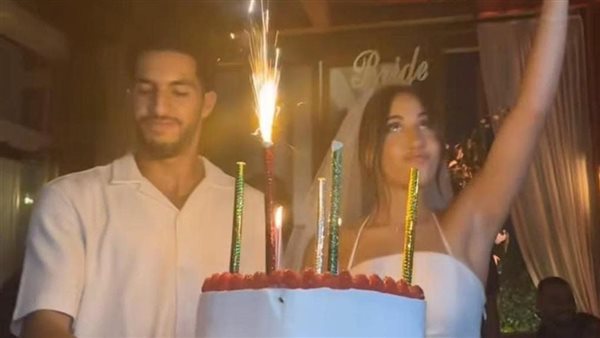 شوبير وخطيبته 