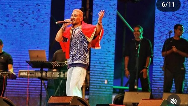 أحمد سعد في حفله