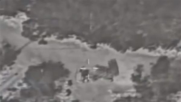 لحظة استهداف قائد