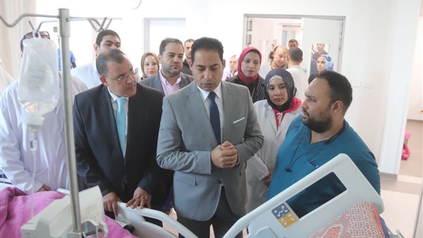 تفقد المصابين 