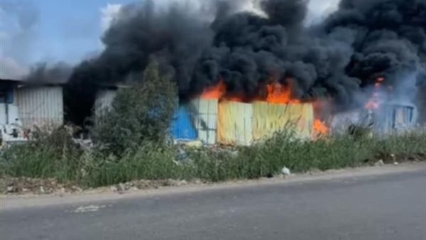 حريق مصنع أدوية