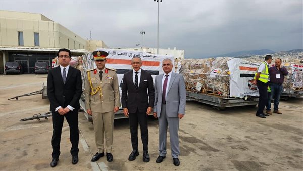 جانب من المساعدات