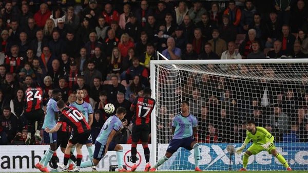 مباراة أرسنال وبورنموث